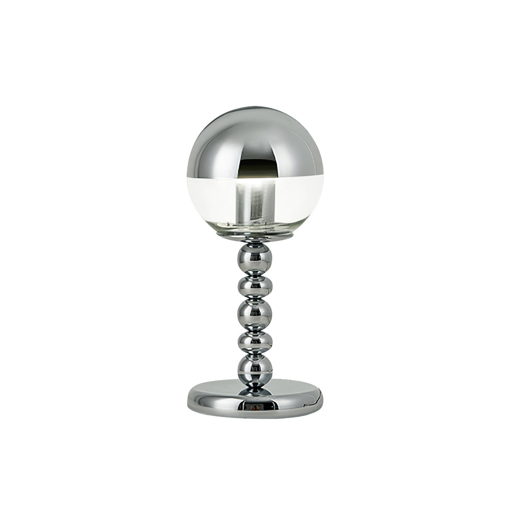 MirrorGlow – Minimalistisk Krom Bordslampa