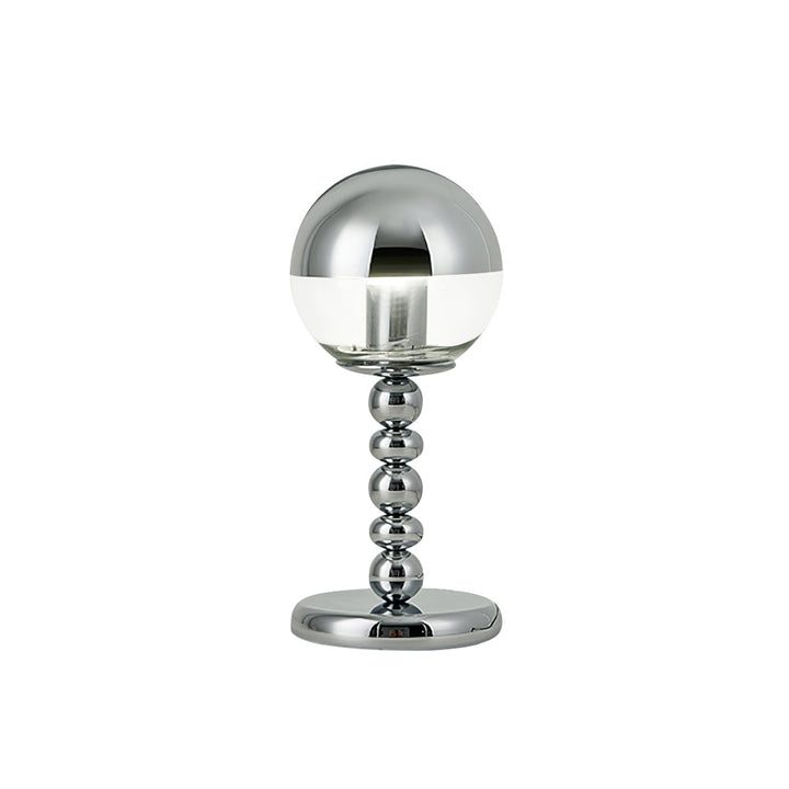 MirrorGlow – Minimalistisk Krom Bordslampa