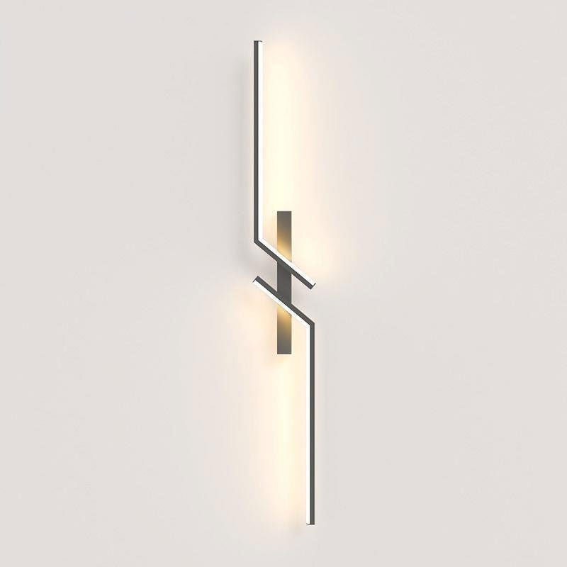Kreativ LED vägglampa med stripdesign | Modern design