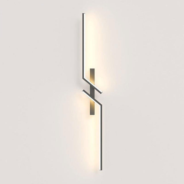 Kreativ LED vägglampa med stripdesign | Modern design