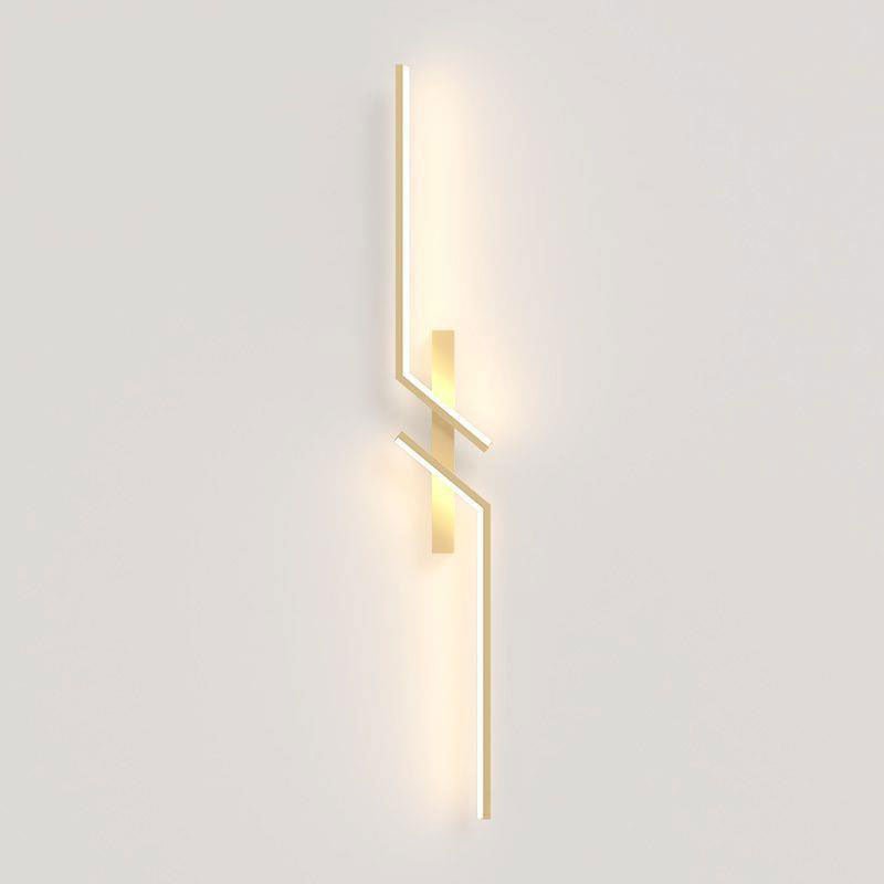 Kreativ LED vägglampa med stripdesign | Modern design