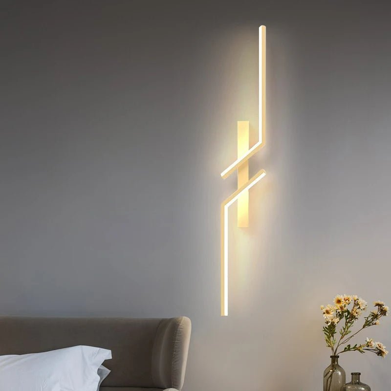 Kreativ LED vägglampa med stripdesign | Modern design