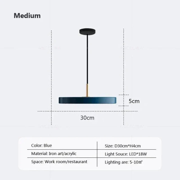 Slim Disc Pendellampa