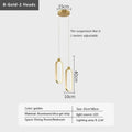 Elegant Dubbelring Pendellampa | DuoGlow
