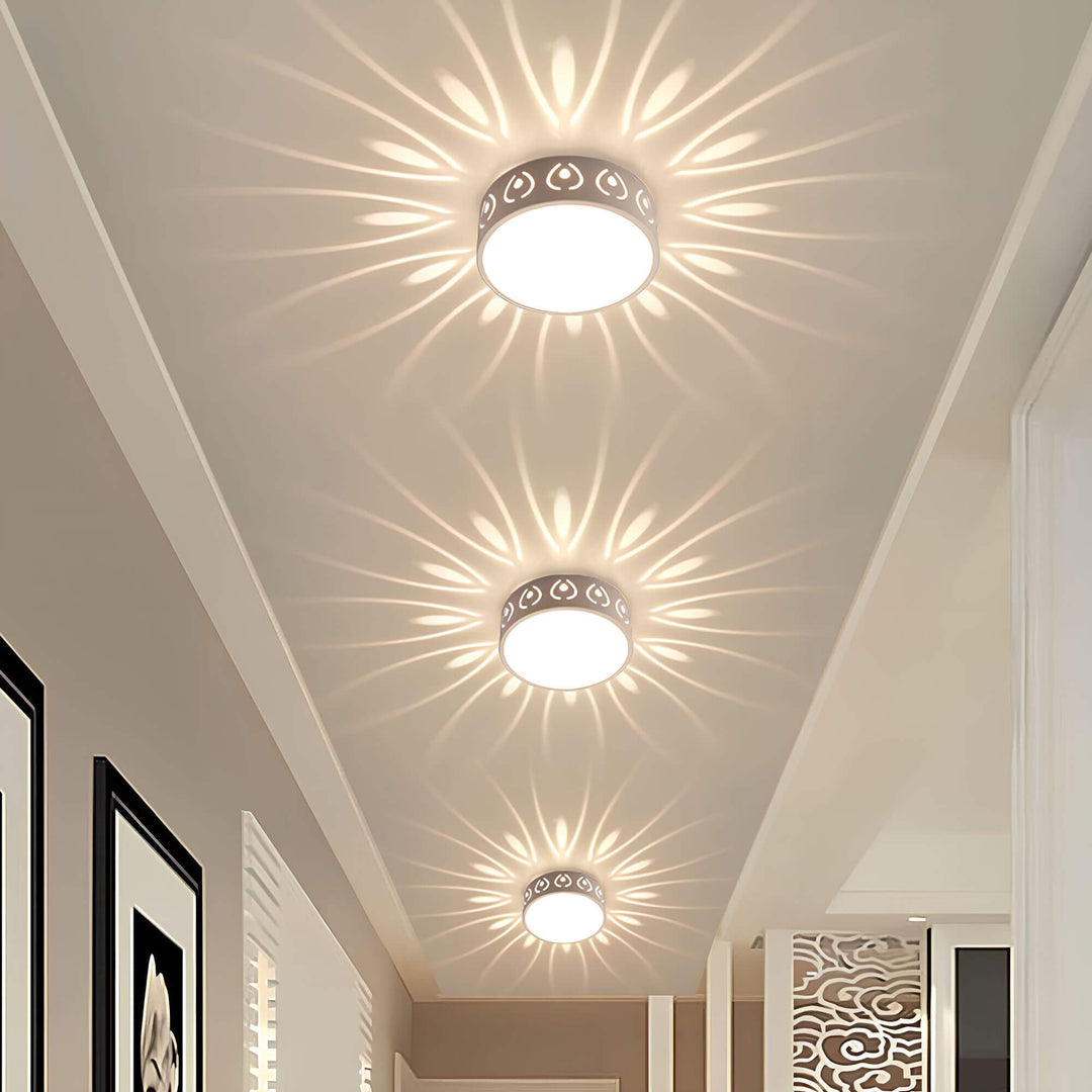 Modern LED-taklampa - för entré, hall och balkong