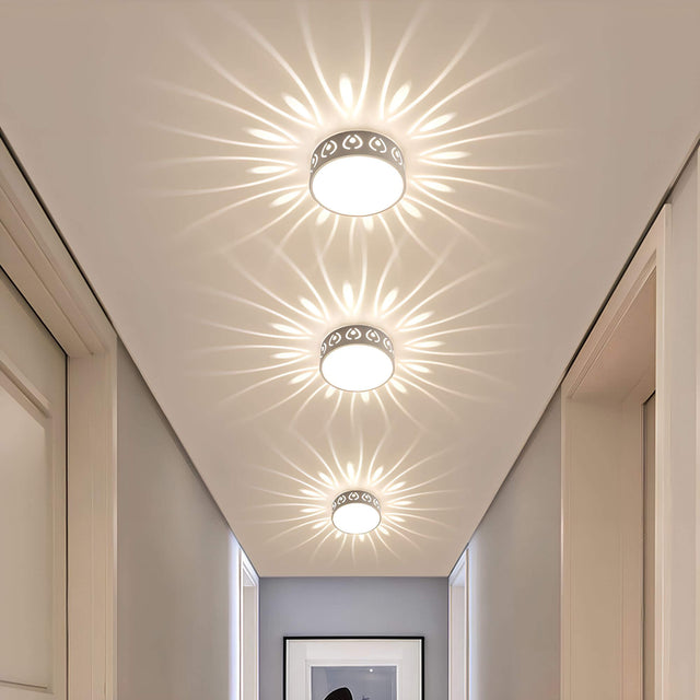 Modern LED-taklampa - för entré, hall och balkong