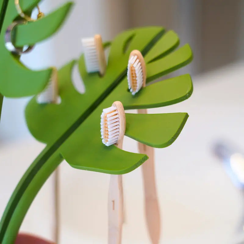Monstera Spegelmonterad Badrumsorganisatör - Platsbesparande med Stilren Design