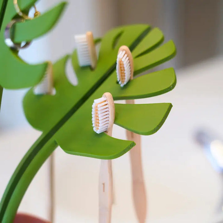 Monstera Spegelmonterad Badrumsorganisatör - Platsbesparande med Stilren Design