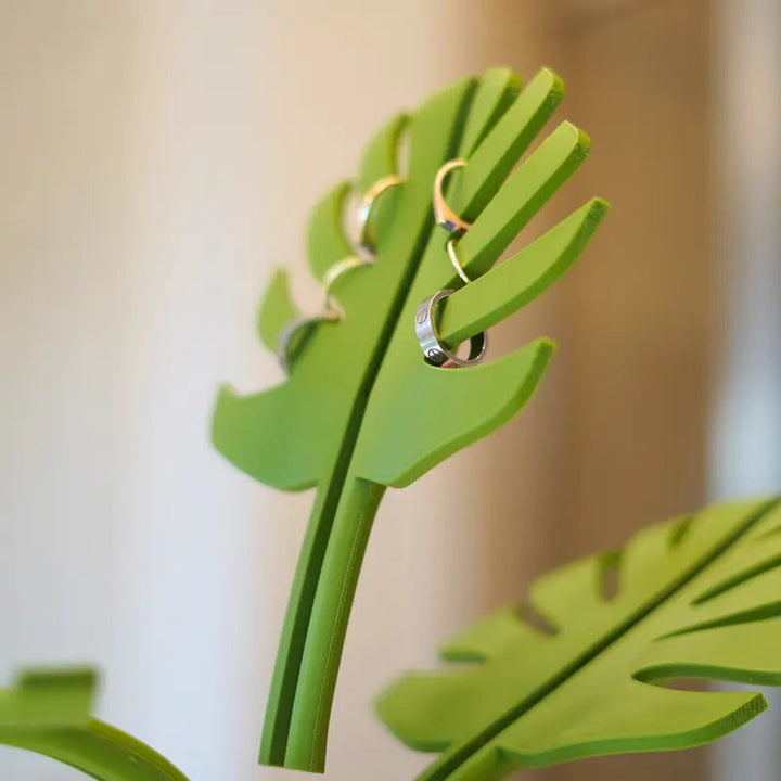 Monstera Spegelmonterad Badrumsorganisatör - Platsbesparande med Stilren Design