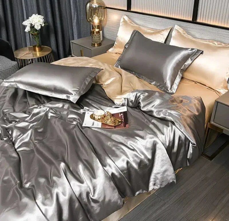 SatinLuxe Duvet Cover - Lyxigt Satin Duvet Täck för Ditt Sovrum