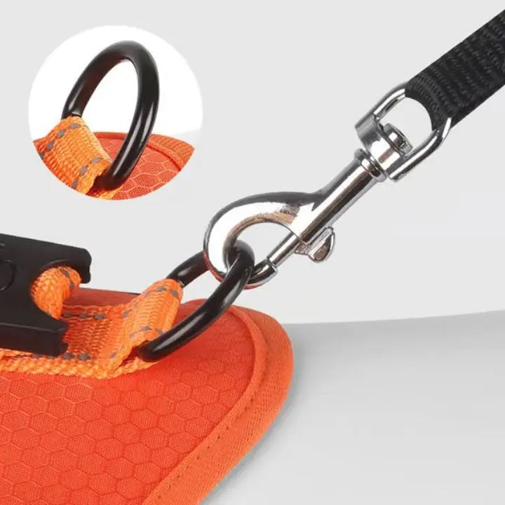 Halsband för hundar utan dragning med reflekterande nylon