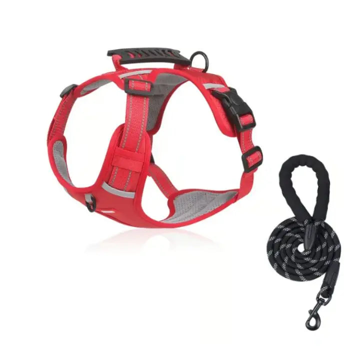Halsband för hundar utan dragning med reflekterande nylon