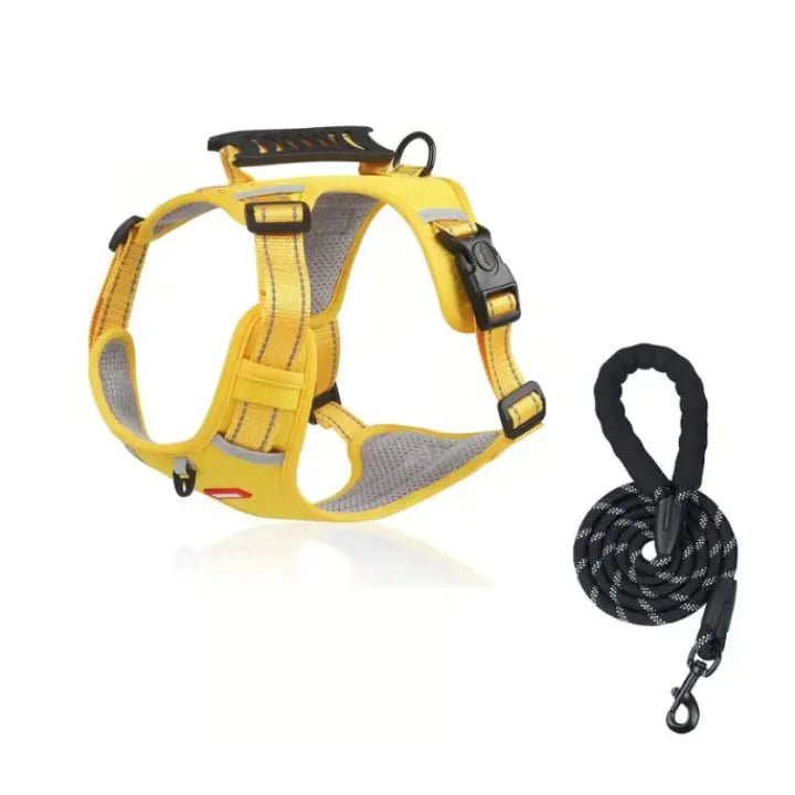 Halsband för hundar utan dragning med reflekterande nylon