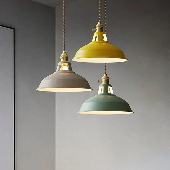 Nordisk industriell LED-hänglampa Retro