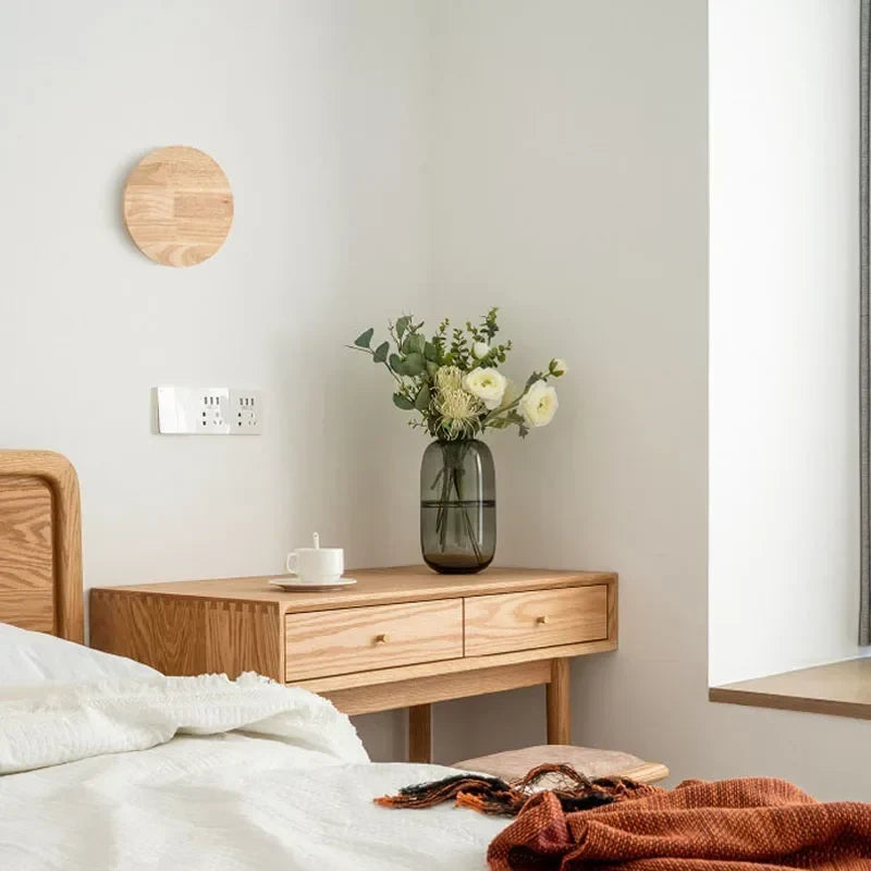 LuxeRadiant – Skandinavisk Trä Vägglampa