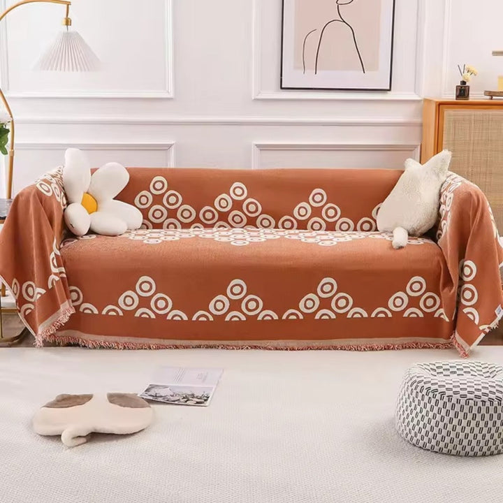 Circa Bloom Mönstrad Chenille Sofföverdrag
