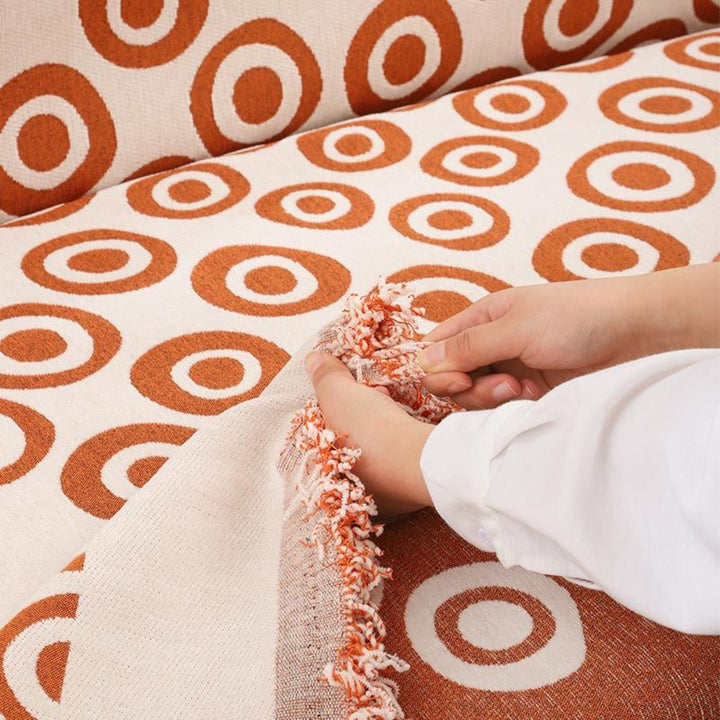 Circa Bloom Mönstrad Chenille Sofföverdrag