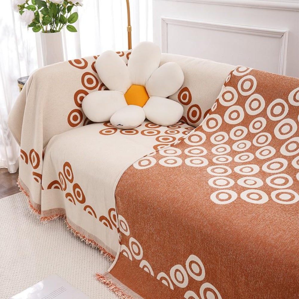 Circa Bloom Mönstrad Chenille Sofföverdrag