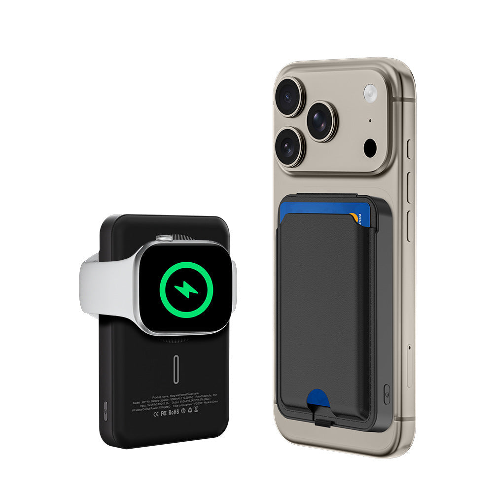 Smartphonefodral med integrerat kortfack och stativ