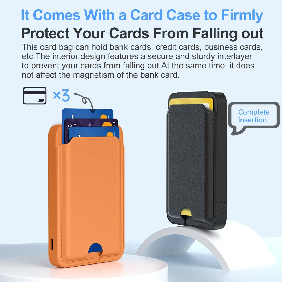 Smartphonefodral med integrerat kortfack och stativ