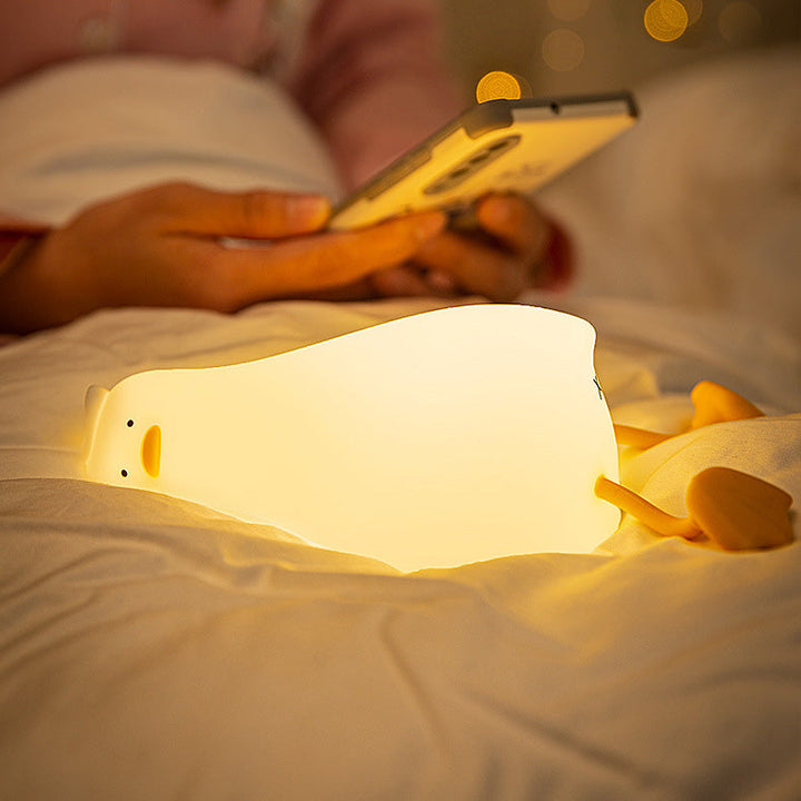 Lat Anka Natt Tap LED Lampa Bästa Gåvan