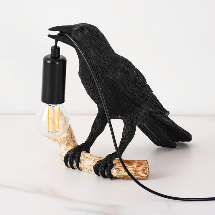 Kreativ Fågel Bordslampa Sänglampa Nattljus Vardagsrum Sovrum Atmosfär Mini Lampa