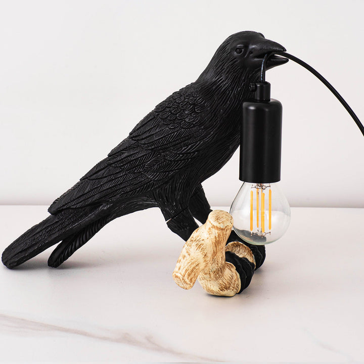 Kreativ Fågel Bordslampa Sänglampa Nattljus Vardagsrum Sovrum Atmosfär Mini Lampa