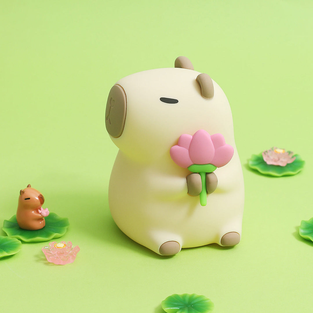 Bedårande Capybara Nattlampa