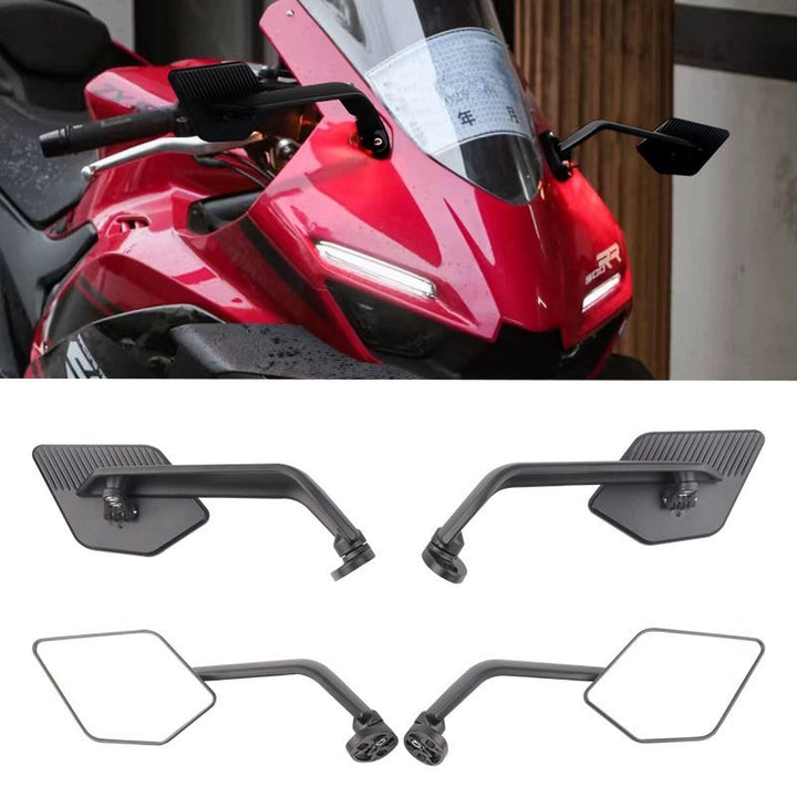 Justerbar Motorcykelbackspegel med Robust Monteringssystem