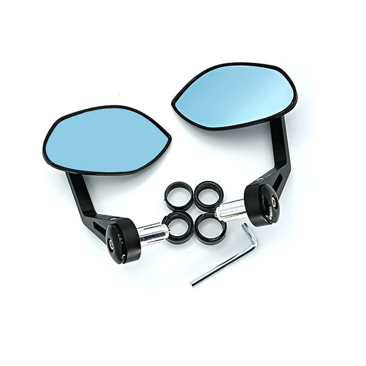 Ergonomisk motorcykelbackspegel med repfria ytor