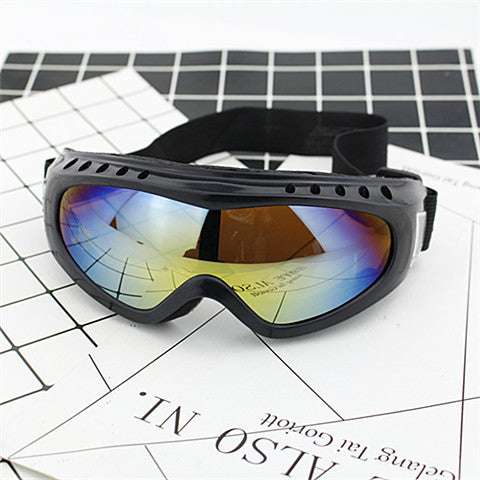 Kvinnors sportiga goggles med spegelglas