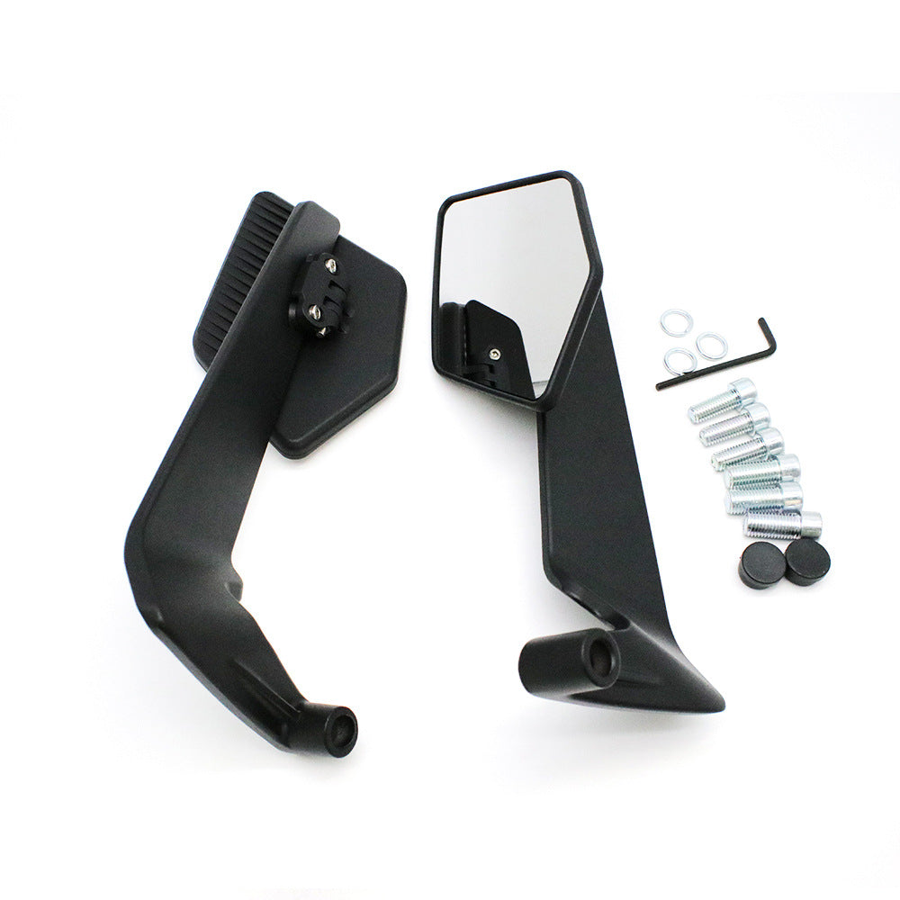 Motorcykelbackspegel med modern, aerodynamisk design