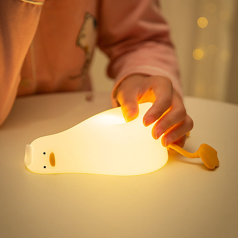 Lat Anka Natt Tap LED Lampa Bästa Gåvan