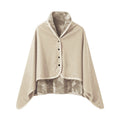 Kvinnors Eleganta Snuggle Blanket med Krage
