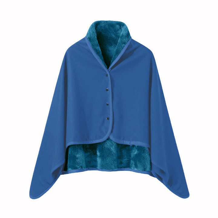 Kvinnors Eleganta Snuggle Blanket med Krage
