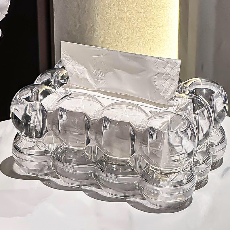 LumiScape Papperslåda – Skulptural Akryl Design för Modern Elegans