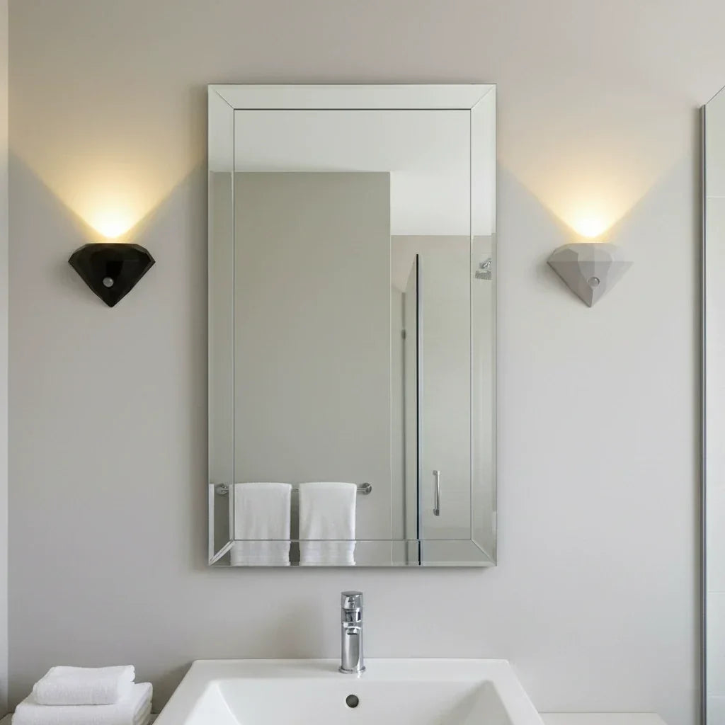 Premium Diamant Vägglampa Nattlampa Rörelsesensor Magnetisk Dimbar