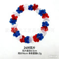Unisex nan Hawaiian flower collar gjort av lätta tygblommor för fest Luau