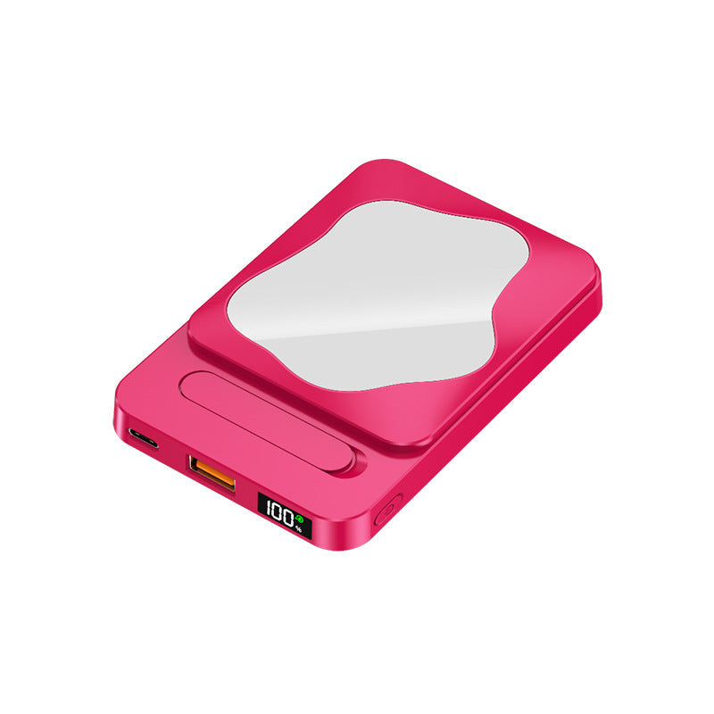 Bärbar Power Bank med Integrerat Spegel