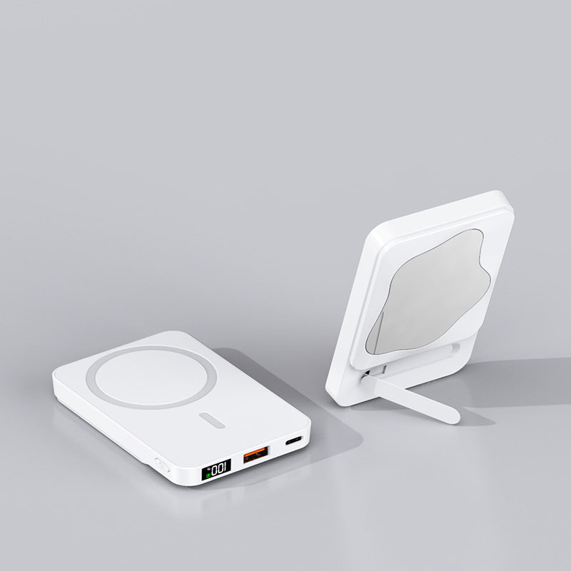 Bärbar Power Bank med Integrerat Spegel