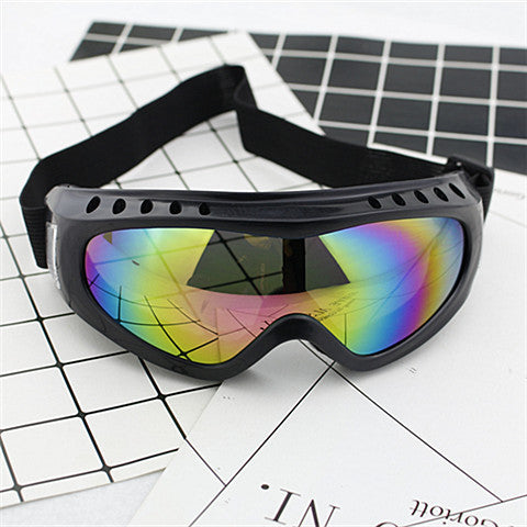 Kvinnors sportiga goggles med spegelglas