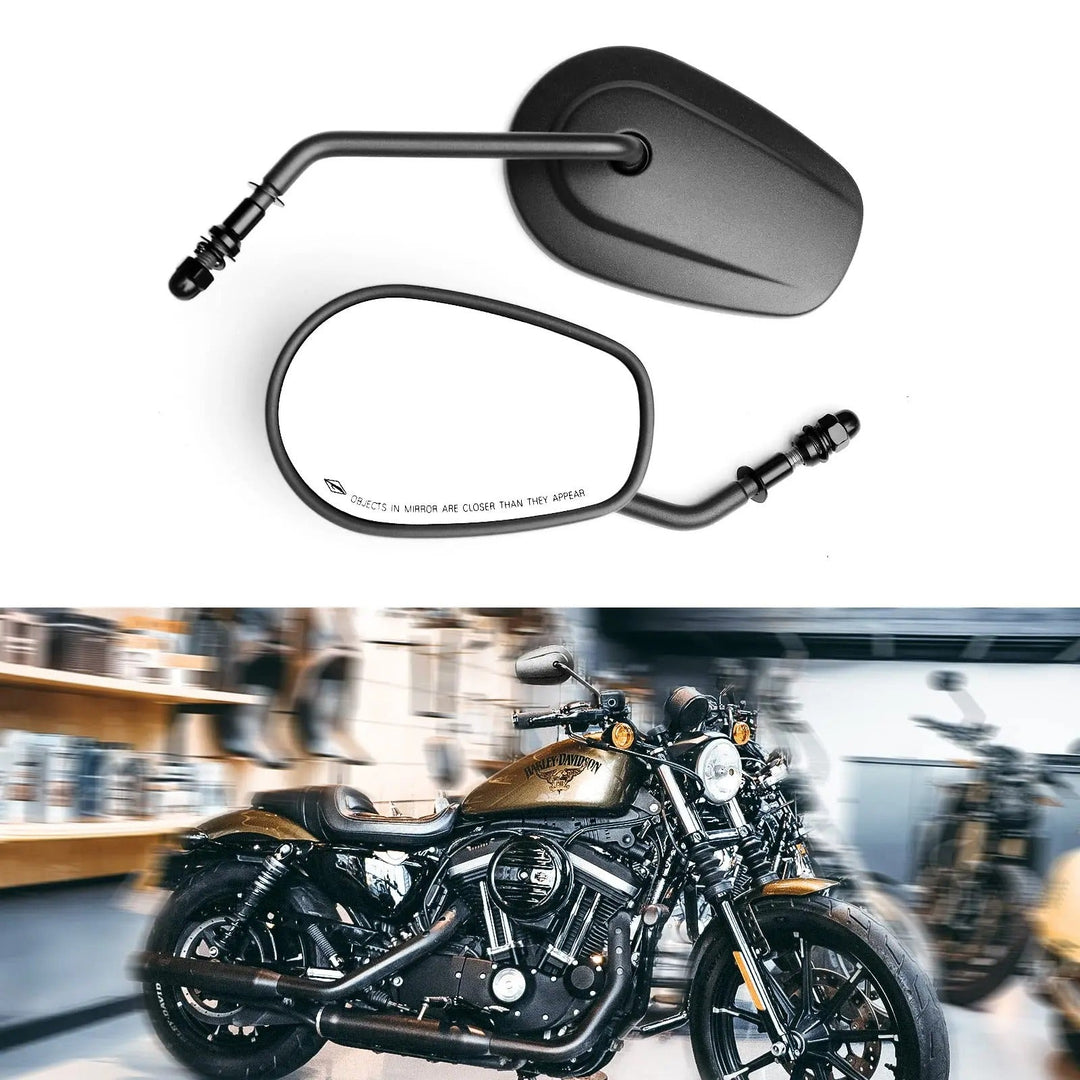 Justerbar Motorcykelbackspegel med Högkvalitativ Kromfinish