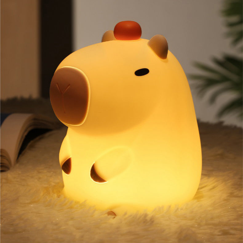 Bedårande Capybara Nattlampa
