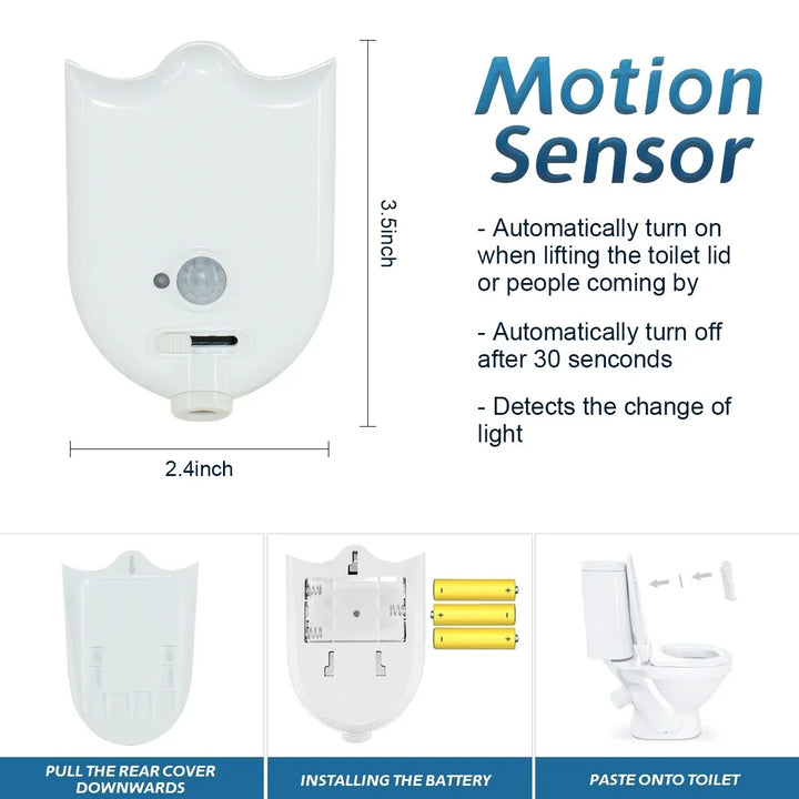 LED Sensor Nattljus Steglös Dimming Korridor Väggljus