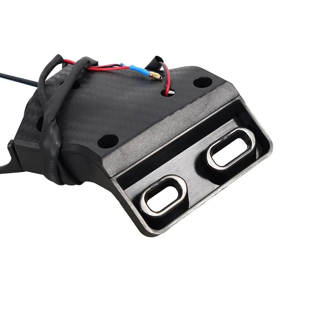 Motorcykelbackspegelsats med integrerad LED-blinkers