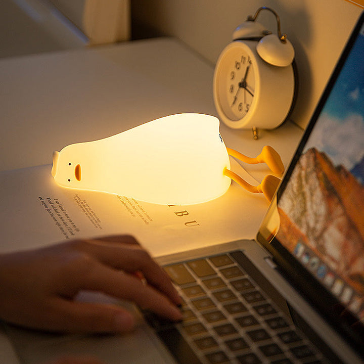 Lat Anka Natt Tap LED Lampa Bästa Gåvan