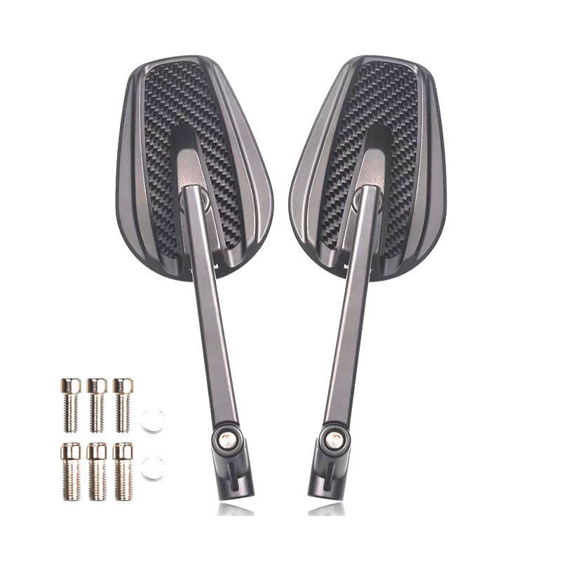 Motorcykel backspeglar med modern design i aluminium