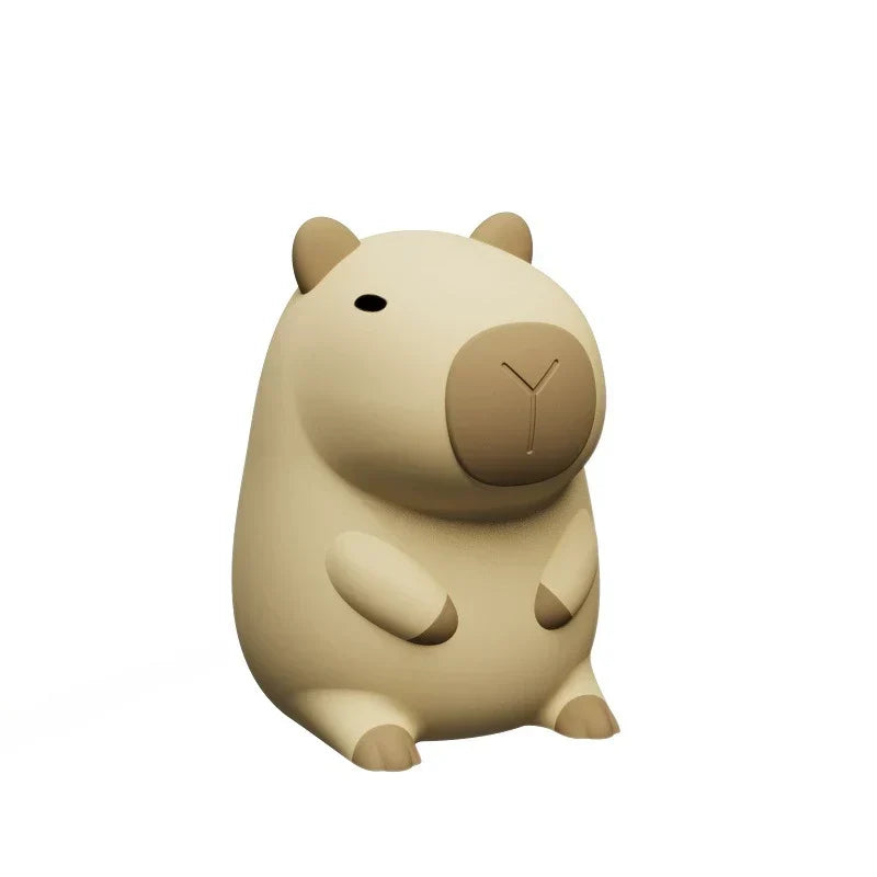 Capybara Silikon Nattlampa
