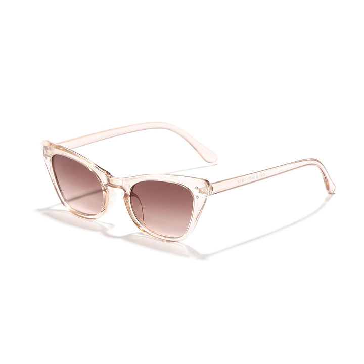 Damers Cat-Eye Solglasögon med Spegelglas och Stilig Ram