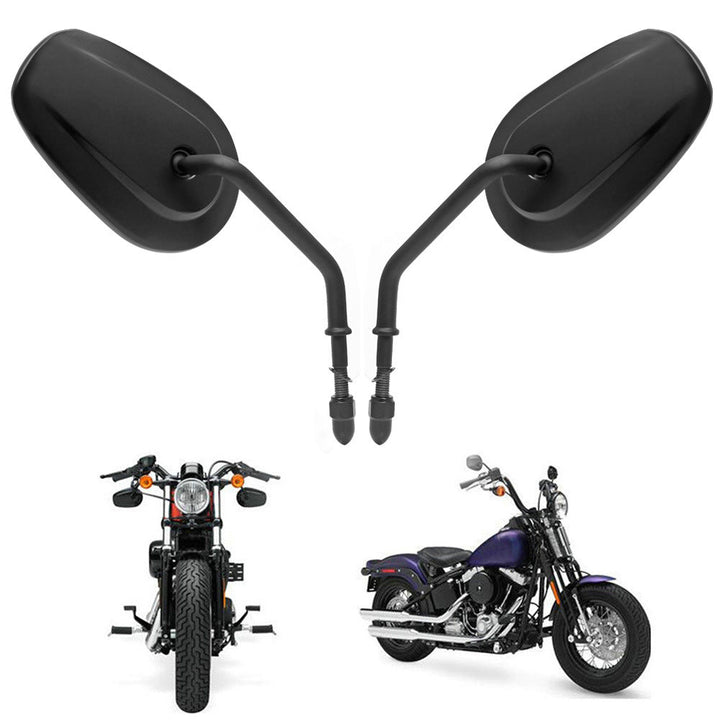 Motorcykel backspeglar med justerbar arm och robust design